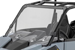 Polaris RZR XP 4 1000 Vented Full Windshield - Front - Rough Country - Scratch-Resistant Polycarbonate with 4 Adjustable Vents (1/4 in) Polaris RZR XP 4 1000 Vented Full Windshield - Front - Rough Country - Scratch-Resistant Polycarbonate with 4 Adjustable Vents (1/4 in)
